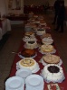 Ca. 50 Kuchen und tolle Torten wurden von den Mitgliedern der kfd Hembsen/Beller gebacken und gespendet. 
